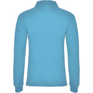 Estrella long sleeve women's polo, Turquois (Long-sleeved shirt)