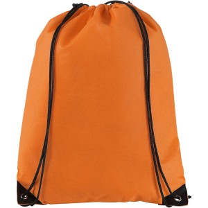 Evergreen non-woven drawstring backpack, Orange (Backpacks)