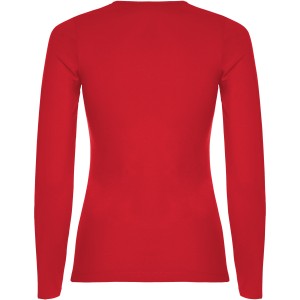 Extreme long sleeve women's t-shirt, Red (Long-sleeved shirt)