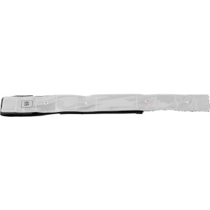 Nylon (500D) and PVC reflective strap with lights Anni, silv