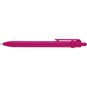 Fidget recycled plastic ballpoint pen (black ink), Magenta (Plastic pen)