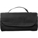Fleece (165 g/m2) travel blanket Helga, black (1921-01)
