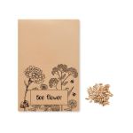 Flowers mix seeds in envelope, Beige (MO6501-13)