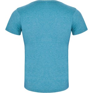 Fox short sleeve men's t-shirt, Heather Turquoise (T-shirt, 90-100% cotton)