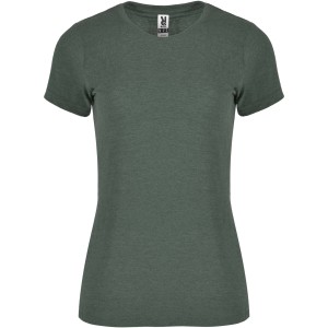 Fox short sleeve women's t-shirt, Heather Bottle Green (T-shirt, 90-100% cotton)
