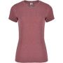 Fox short sleeve women's t-shirt, Heather Garnet