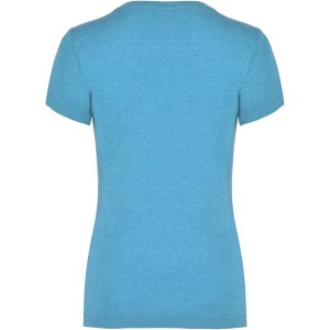 Fox short sleeve women's t-shirt, Heather Turquoise (T-shirt, 90-100% cotton)