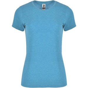 Fox short sleeve women's t-shirt, Heather Turquoise (T-shirt, 90-100% cotton)