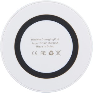 Freal wireless charging pad, White, solid black (Powerbanks)