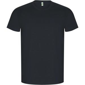 Golden short sleeve men's t-shirt, Ebony (T-shirt, 90-100% cotton)