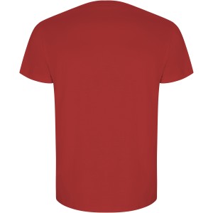 Golden short sleeve men's t-shirt, Red (T-shirt, 90-100% cotton)