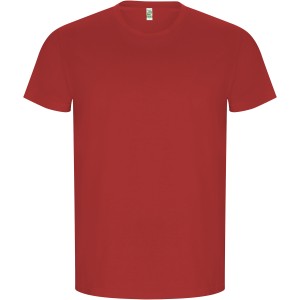 Golden short sleeve men's t-shirt, Red (T-shirt, 90-100% cotton)