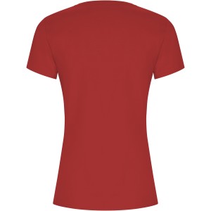 Golden short sleeve women's t-shirt, Red (T-shirt, 90-100% cotton)