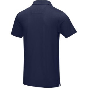 Graphite short sleeve men's  organic polo, Navy (Polo shirt, 90-100% cotton)