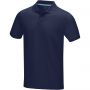 Graphite short sleeve men's  organic polo, Navy