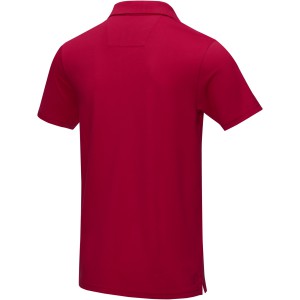 Graphite short sleeve men's  organic polo, Red (Polo shirt, 90-100% cotton)