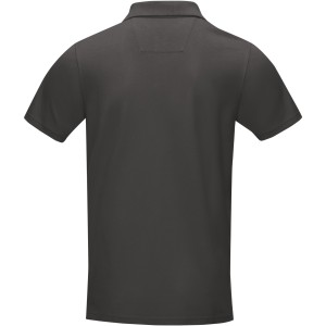 Graphite short sleeve men's  organic polo, Storm grey (Polo shirt, 90-100% cotton)