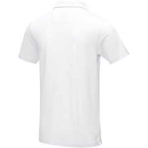 Graphite short sleeve men's  organic polo, White (Polo shirt, 90-100% cotton)