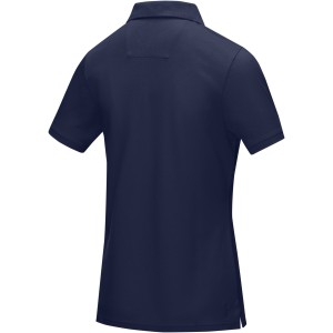 Graphite short sleeve women's  organic polo, Navy (Polo shirt, 90-100% cotton)