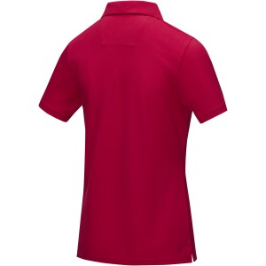 Graphite short sleeve women's  organic polo, Red (Polo shirt, 90-100% cotton)