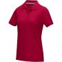 Graphite short sleeve women's  organic polo, Red