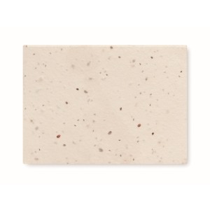 Grass/seed paper memo pad (Notebooks)