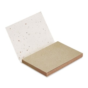 Grass/seed paper memo pad (Notebooks)