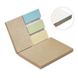 Grass/seed paper memo pad (Notebooks)