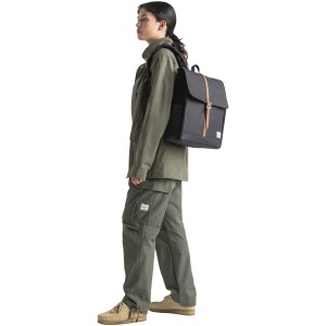 Herschel City recycled backpack 16L, Solid black (Backpacks)