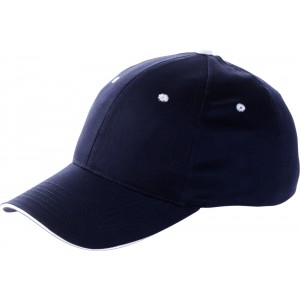 Cotton twill cap Chris, blue