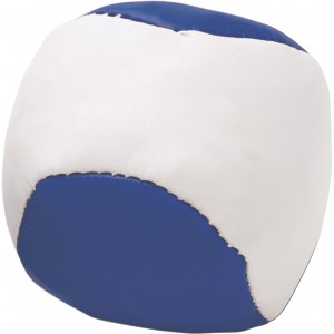 Imitation leather juggling ball Heidi, blue (Games)