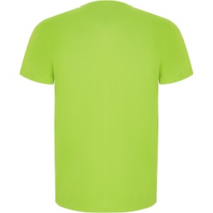 Imola short sleeve kids sports t-shirt, Fluor Green (T-shirt, mixed fiber, synthetic)