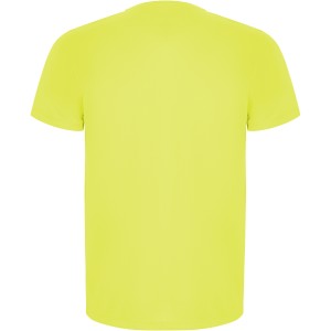 Imola short sleeve kids sports t-shirt, Fluor Yellow (T-shirt, mixed fiber, synthetic)