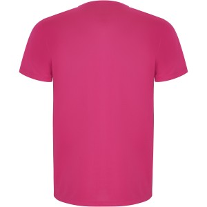 Imola short sleeve kids sports t-shirt, Pink Fluor (T-shirt, mixed fiber, synthetic)