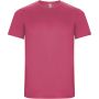 Imola short sleeve kids sports t-shirt, Pink Fluor