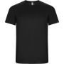 Imola short sleeve kids sports t-shirt, Solid black
