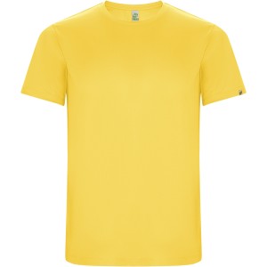 Imola short sleeve kids sports t-shirt, Yellow (T-shirt, mixed fiber, synthetic)