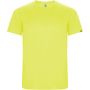 Imola short sleeve men's sports t-shirt, Fluor Yellow