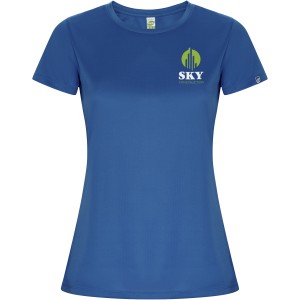 Imola short sleeve women's sports t-shirt, Royal (T-shirt, mixed fiber, synthetic)