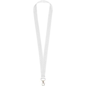 Impey lanyard with convenient hook, White (Lanyard, armband, badge holder)