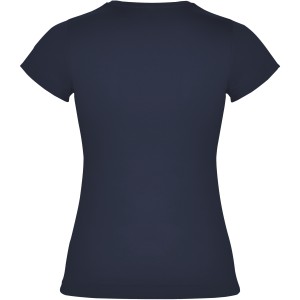 Jamaica short sleeve women's t-shirt, Navy Blue (T-shirt, 90-100% cotton)