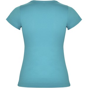 Jamaica short sleeve women's t-shirt, Turquois (T-shirt, 90-100% cotton)