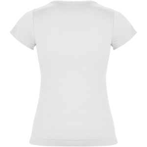 Jamaica short sleeve women's t-shirt, White (T-shirt, 90-100% cotton)