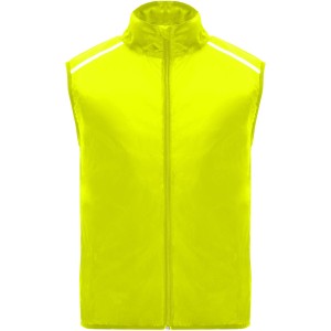 Jannu unisex lightweight running bodywarmer, Fluor Yellow (Vests)