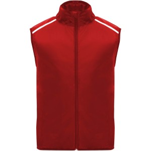 Jannu unisex lightweight running bodywarmer, Red (Vests)
