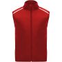Jannu unisex lightweight running bodywarmer, Red