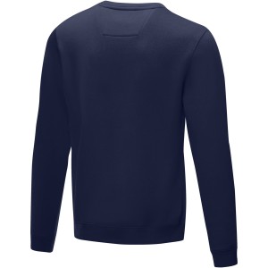 Jasper men's  organic GRS recycled crewneck sweater, Navy (Pullovers)