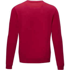 Jasper men's  organic GRS recycled crewneck sweater, Red (Pullovers)