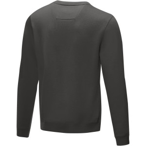Jasper men's  organic GRS recycled crewneck sweater, Storm grey (Pullovers)