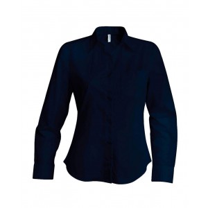 JESSICA - LADIES' LONG-SLEEVED SHIRT, Navy (shirt)